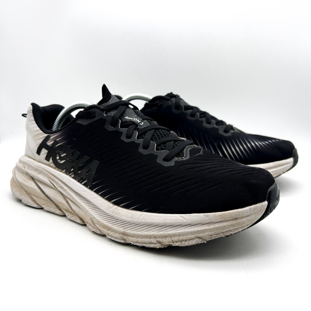 Hoka One One Mens 10.5D Running Shoes Rincon 3 Road Lace Up Low Top Sneaker - Picture 1 of 11